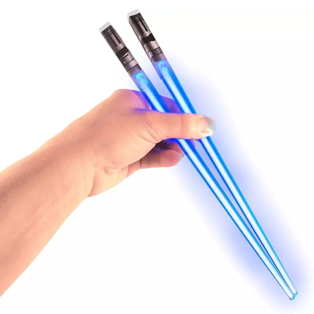 LED Light-Up Blue Chopsticks